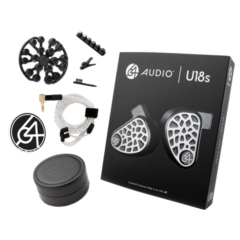 64 Audio U18s Universal Reference In-Ear Monitors packaging (view 4 of 4)