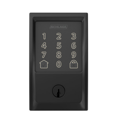 Schlage Encode Smart WiFi Deadbolt Lock for Front Door (Matte Black) - Clearance / Open Box (view 2 of 7)