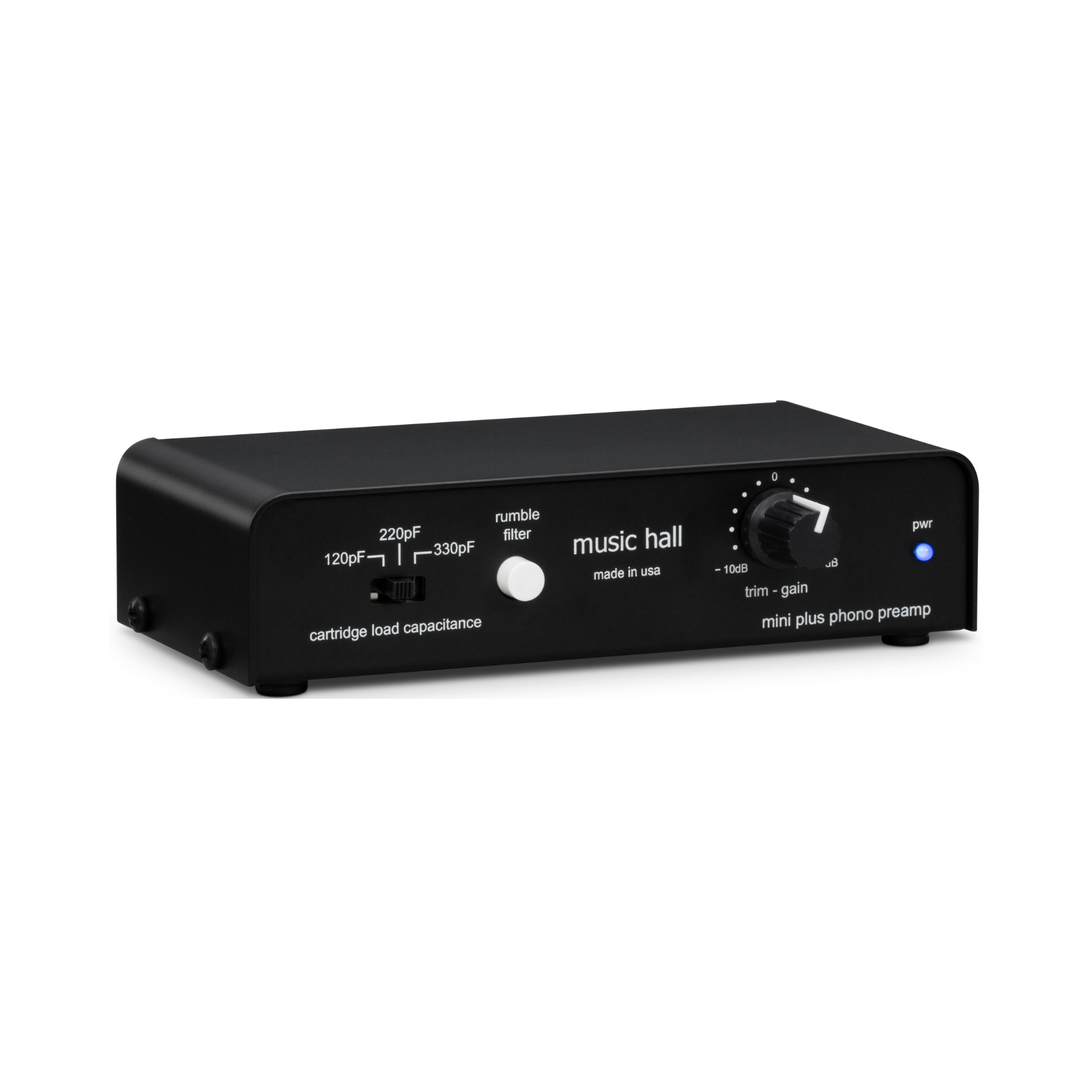 Listenup Plus Music Hall MINI Plus Phono Preamp-Black | ListenUp