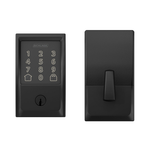 Schlage Encode Smart WiFi Deadbolt Lock for Front Door (Matte Black) - Clearance / Open Box (view 5 of 7)