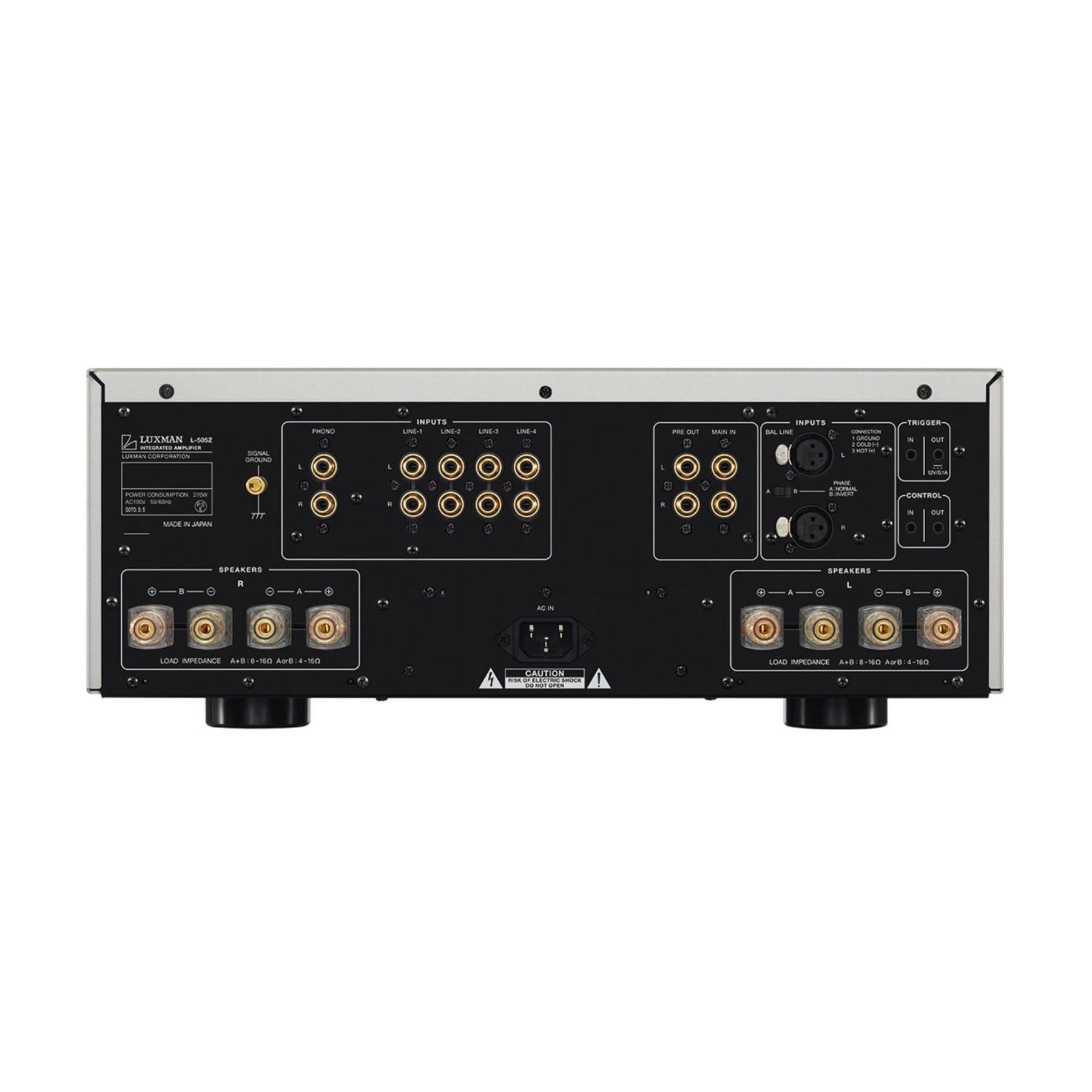 LUXMAN L505Z Integrated Amplifier-silver | ListenUp