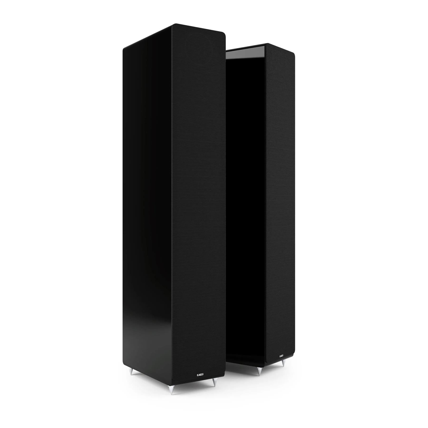 Slim floor hot sale standing speakers