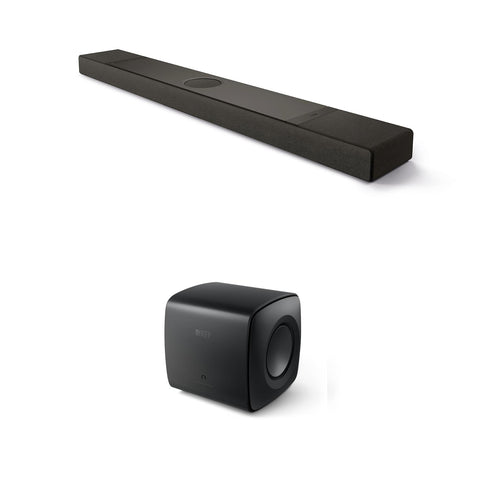 KEF XIO Soundbar + KC62 Subwoofer + KW2 RX Receiver Bundl (view 1 of 6)