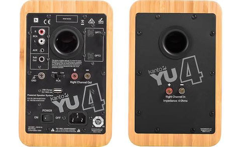 Kanto YU4 Powered Desktop speakers with Bluetooth and Phono Preamp (view 24 of 28)