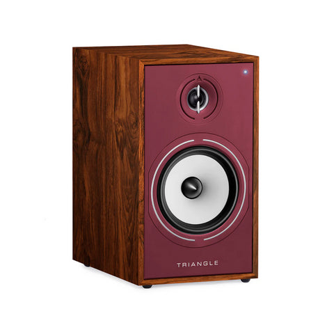 Triangle Triangle Borea BR03 Connect Wireless Powered Bookshelf Speaker With Arc - Burgundy Edition