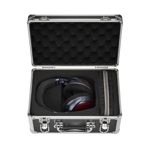Audio Technica ATH-AWX7000 Audiophile Closed-Back Dynamic Wooden Headphones metal case (view 6 of 7)