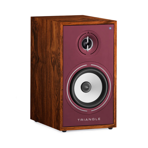 Triangle Borea BR02 Connect Wireless Powered Bookshelf Speaker With Arc - Burgundy Edition - Clearance / Open Box (view 3 of 5)