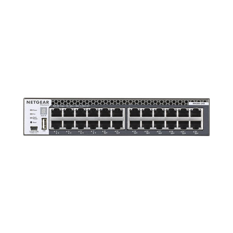 NETGEAR M4300-24X (XSM4324CS) 24x10G and 4xSFP+ (Shared) Managed Switch - Clearance / Open Box (view 2 of 4)