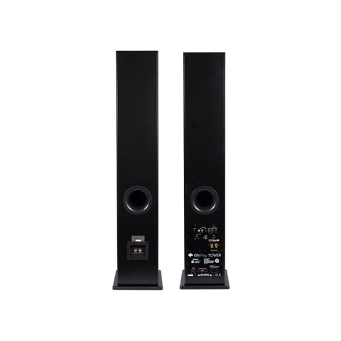 KIN by Totem Play Tower II Powered Floorstanding Speaker – Black Pair (view 3 of 6)