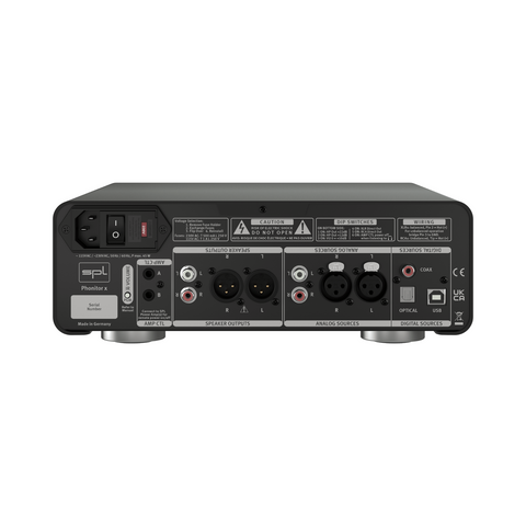 SPL Phonitor x Headphone Amplifier and Preamplifier with DAC768xs (Black) - Clearance / Open Box (view 2 of 2)