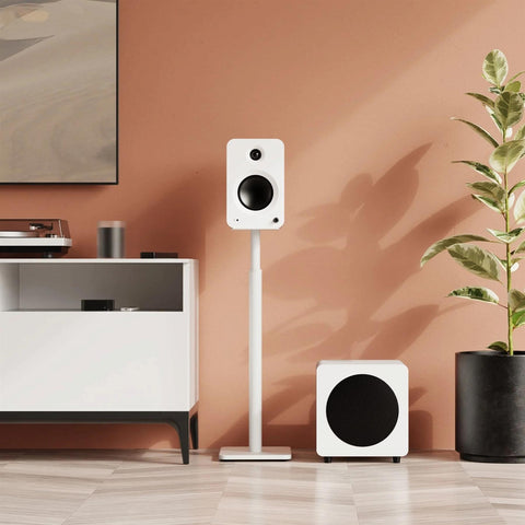 Kanto SPH Adjustable Height Bookshelf Speaker Stands - White (view 5 of 5)
