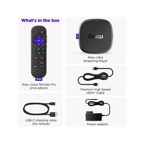 Roku Ultra HDR 4K UHD Streaming Media Player - Clearance / Open Box (view 7 of 9)