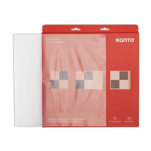 Kanto TT-CS20 12" Record Cover Sleeves - Pack of 20 (view 2 of 8)