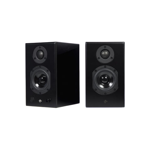 KIN by Totem Play Mini Powered Bookshelf Speakers – Satin Black Pair (view 1 of 6)