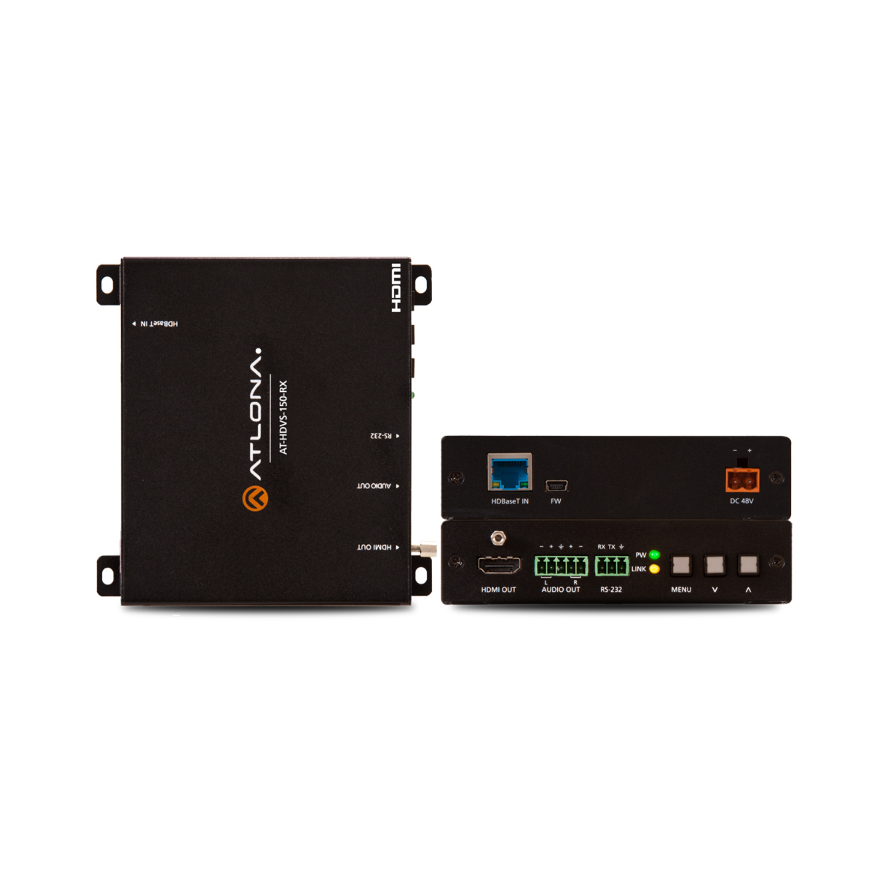 Atlona AT-HDVS-150-RX - HDBaseT Scaler with HDMI and Analog Outputs ...
