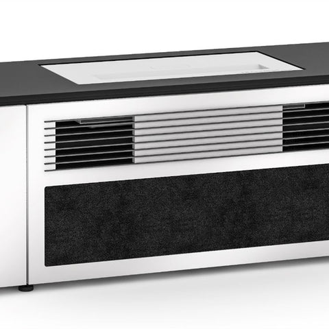 SALAMANDER Miami 245S Cabinet for integrated LG UST Projector - Gloss White, Black Top