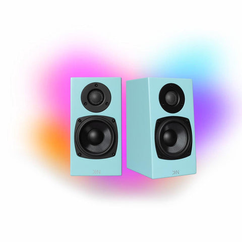 KIN by Totem One Bookshelf Speakers – Satin Blue Pair (view 2 of 6)