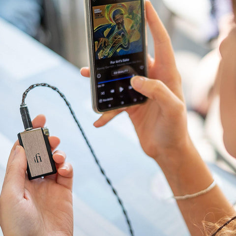 iFi iFi GO blu - Hi-Res Portable Bluetooth DAC with Audeze LCD-2 Classic Headphones Bundle