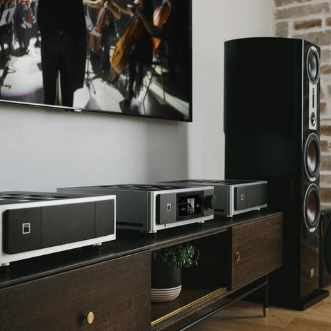 NAD M23 V2 200 x 2 Power Amp-Black/Silver (view 5 of 5)