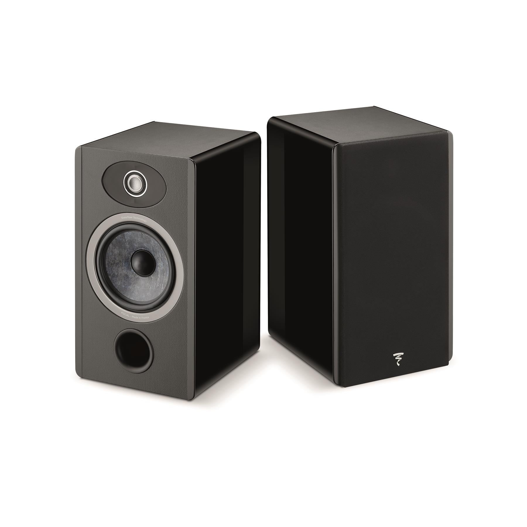 Focal Omada N1 Bookshelf Speaker Pair – Slatefiber & TAM Tweeter