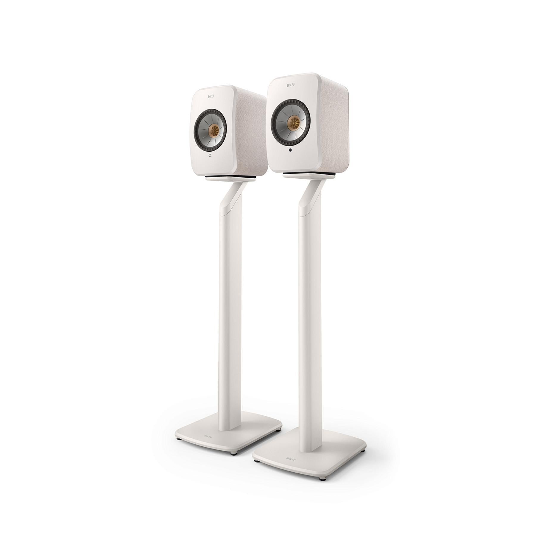 KEF LSX II Wireless HiFi Speakers - Cotton White | ListenUp