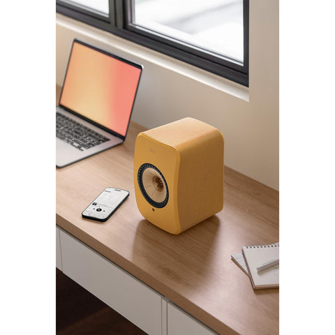 KEF KEF LSX II Wireless HiFi Speakers - Amber Haze