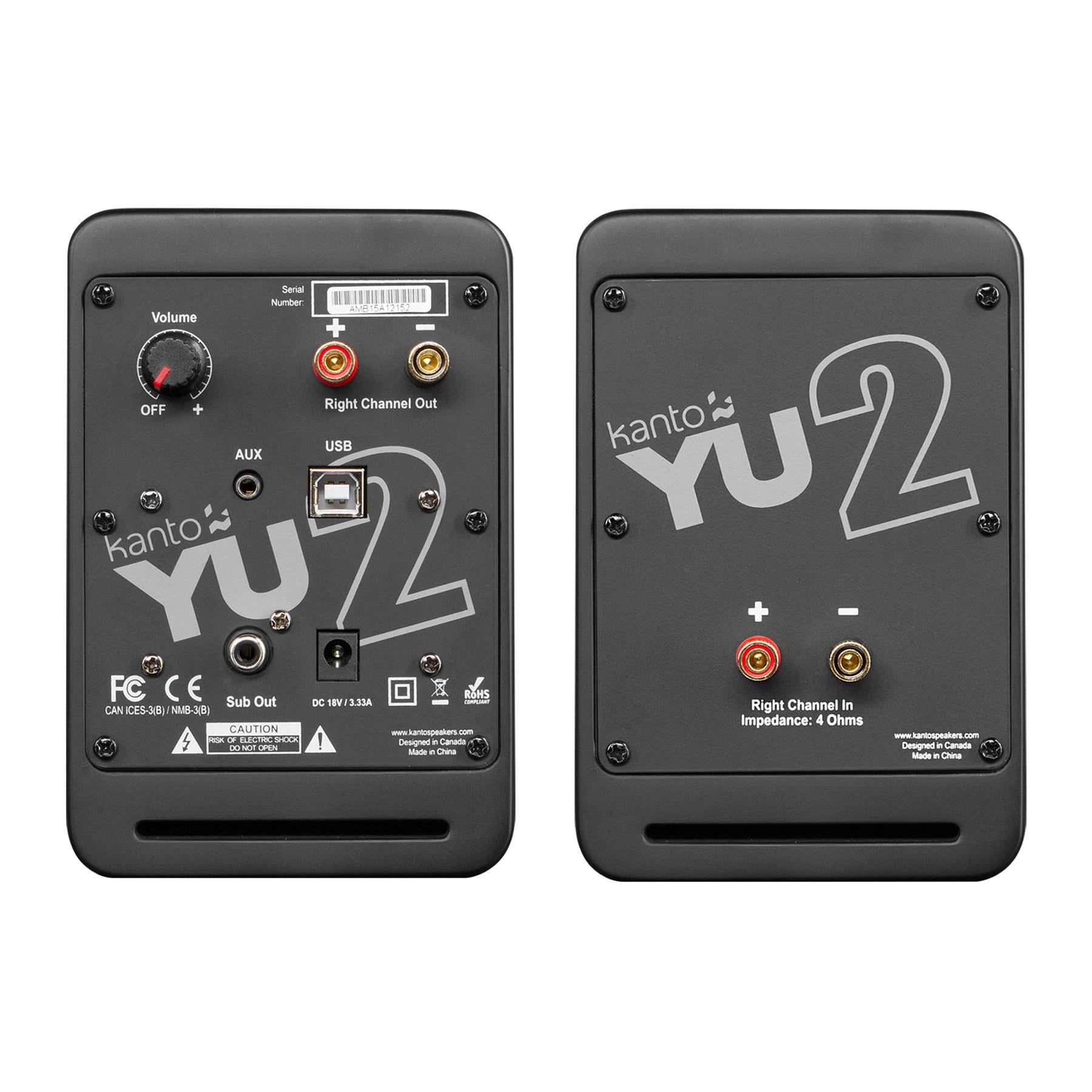 Kanto YU2 Powered Desktop Speakers with DAC | ListenUp