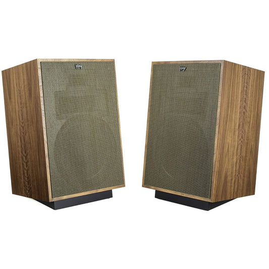 Klipsch Heresy IV Pair in American Walnut with Grills On