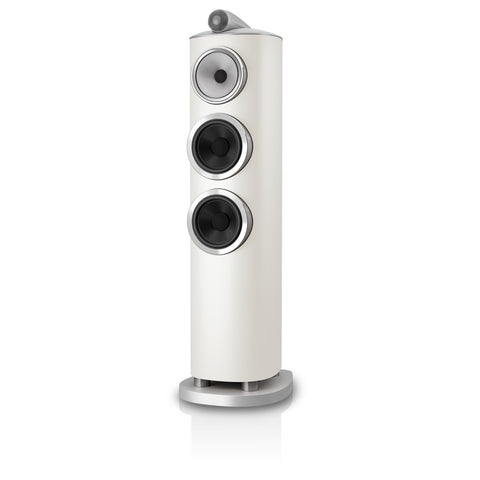 Bowers Wilkins 804 D5 Floorstanding Speaker - Warm White (Each) (view 1 of 6)