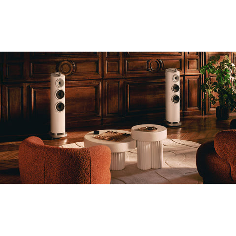 Bowers Wilkins 804 D5 Floorstanding Speaker - Warm White (Each) (view 6 of 6)