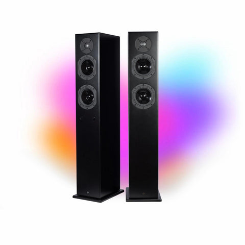 KIN by Totem Play Tower II Powered Floorstanding Speaker – Black Pair (view 2 of 6)