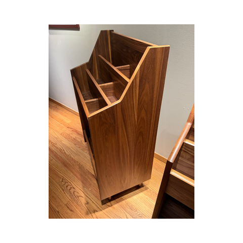 Symbol Audio Luxe 2-Bay Record Stand (Walnut - Natural) - Clearance / Open Box (view 7 of 12)
