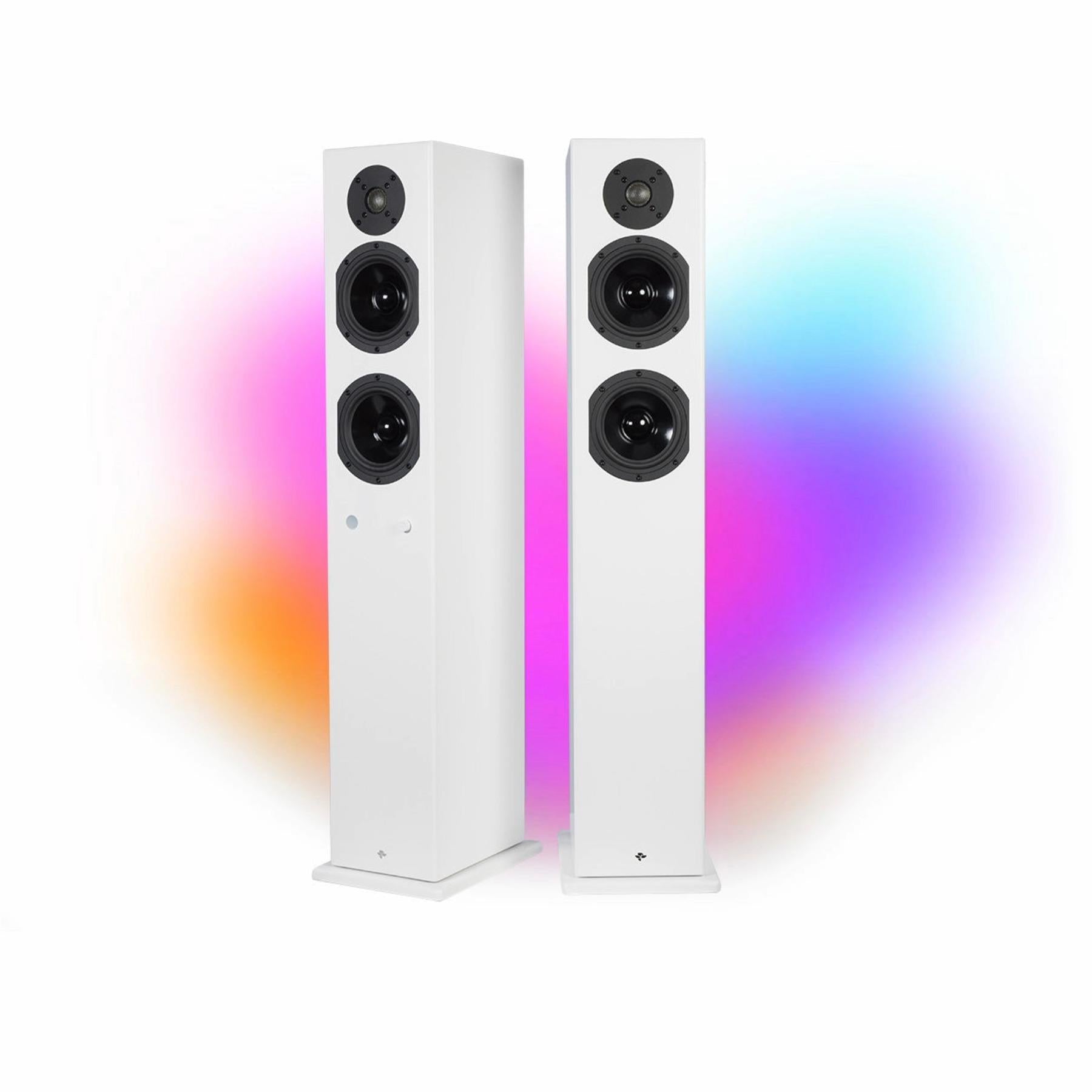 Totem KIN Play Tower II – 200W Powered Speakers with HDMI ARC | ListenUp