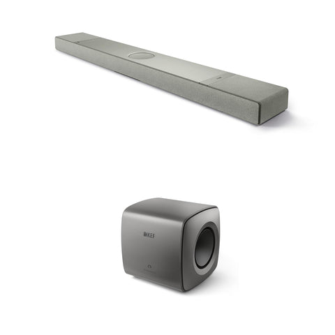 KEF XIO Soundbar + KC62 Subwoofer + KW2 RX Receiver Bundl (view 6 of 6)