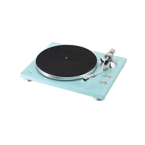 Teac TN400BTX Turquoise Manual Belt-Drive Bluetooth Turntable (view 2 of 3)