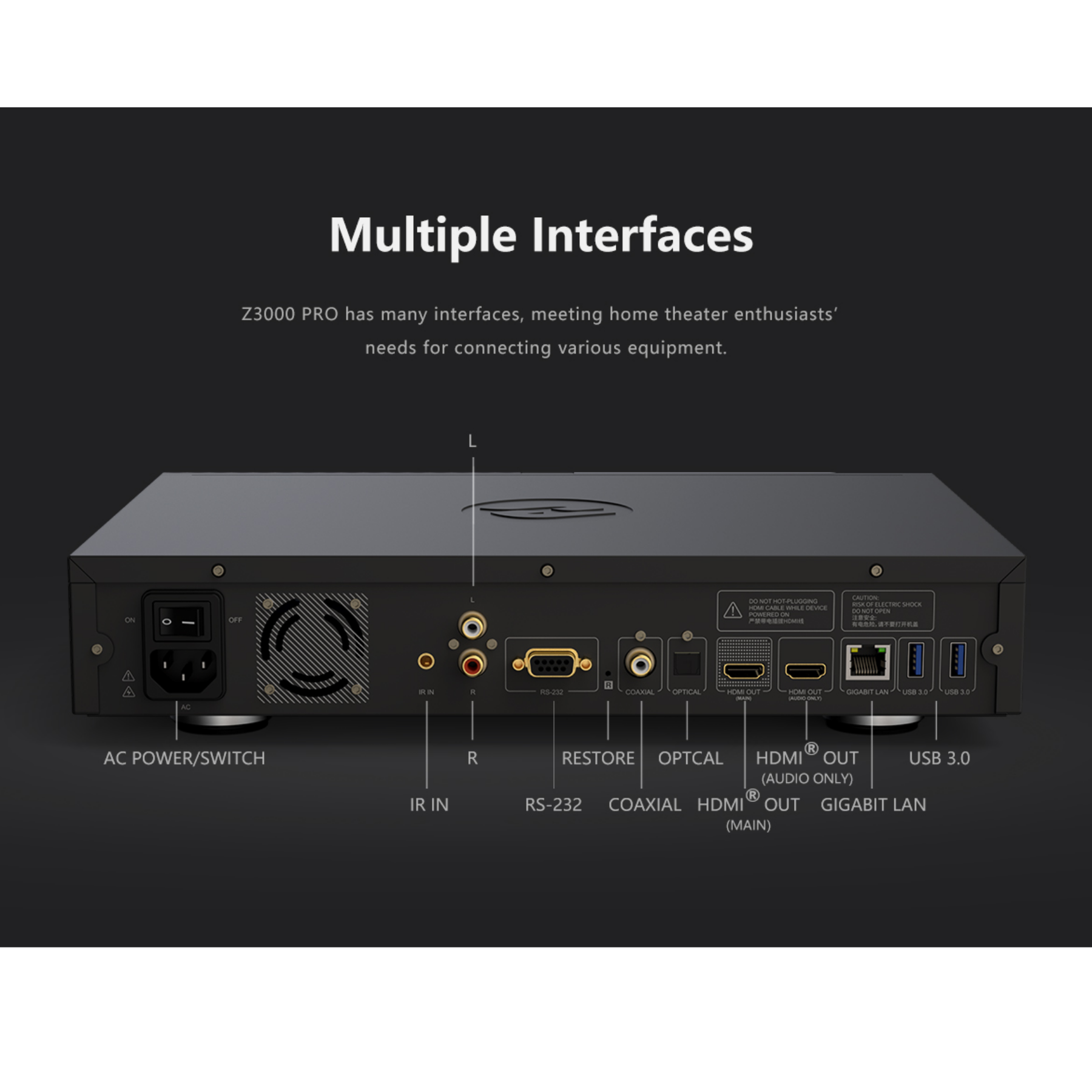 Zidoo Z3000 PRO 8K HDR Media Player - ListenUp