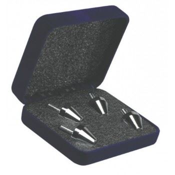 MOON MOON FlatCones (Kit) - Chrome-finished flat bottom cones