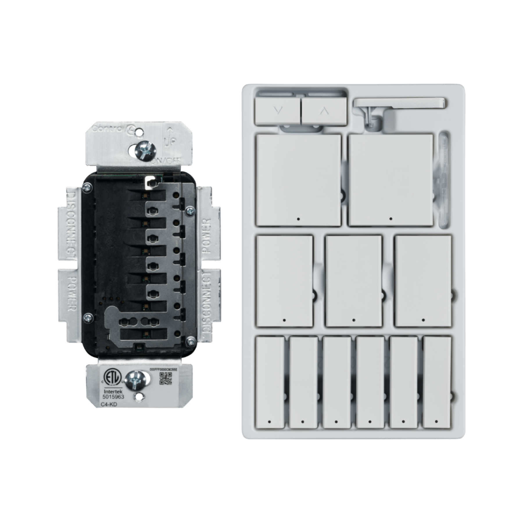 Control4 KD120-C-SW Contemporary 120V Keypad Dimmer | ListenUp