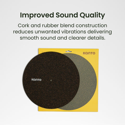 Kanto TT-CRM Cork and Rubber Turntable Mat (view 5 of 10)