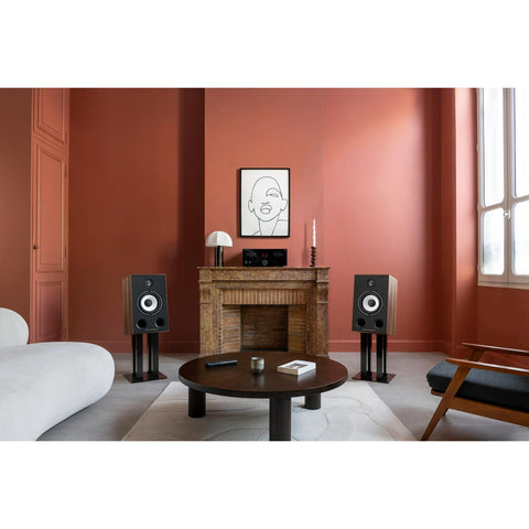 Triangle Borea BR05 2-Way Bookshelf Speakers (Pair) - chestnut on stands (view 13 of 13)