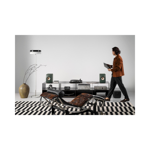 KEF LS50 Meta Bookshelf Speakers - Moss Green Pair - Clearance / Open Box (view 9 of 9)