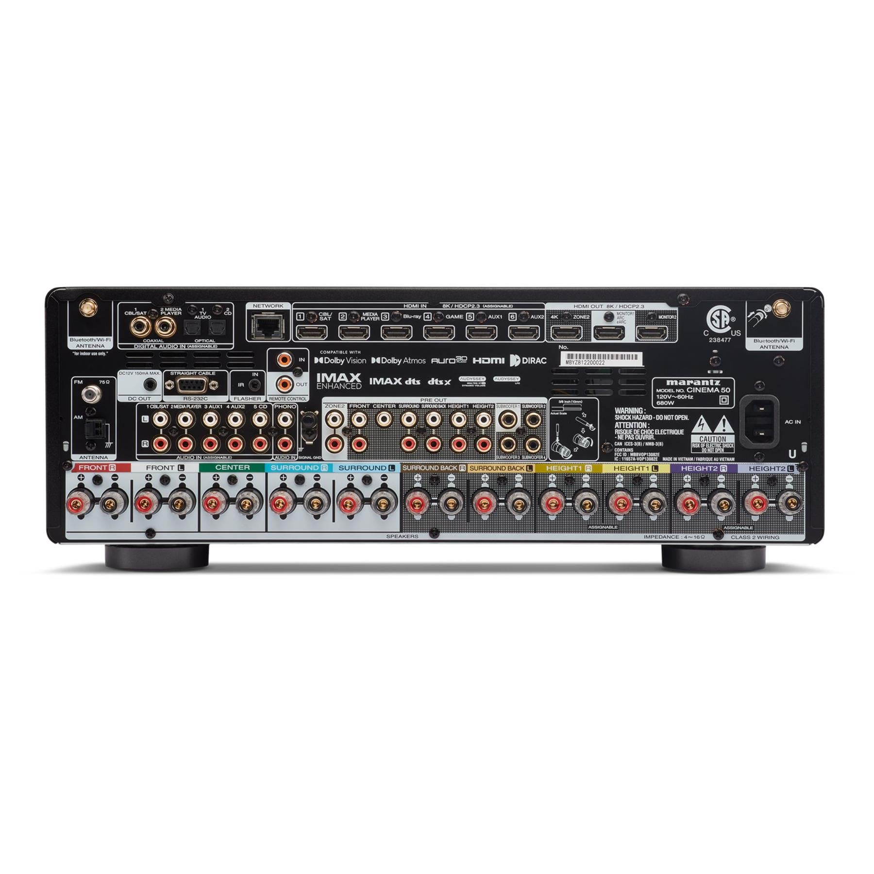 ayutara様　Marantz AVアンプCINEMA50 Marantz CINEMA 50 - 9.4 Ch 8K AV Receiver | ListenUp