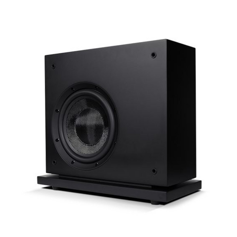 Leon Aaros Series A8-200 - 8" Ultra-Thin Powered Subwoofer (Black) - Clearance / Open Box (view 1 of 7)