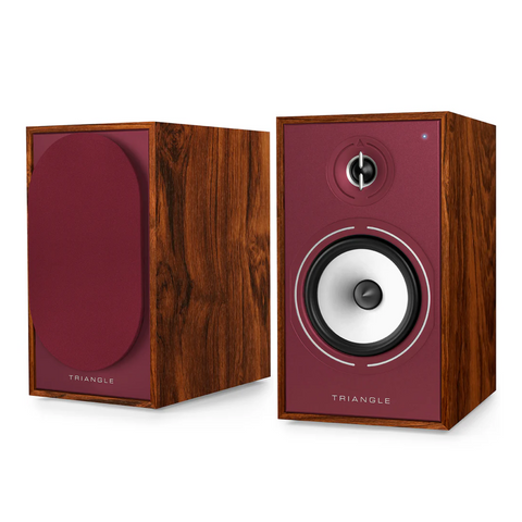 Triangle Borea BR02 Connect Wireless Powered Bookshelf Speaker With Arc - Burgundy Edition (view 1 of 5)
