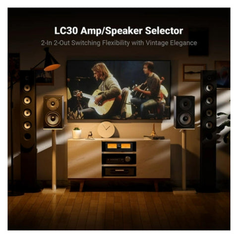 Fosi Audio LC30 VU Meter Amplifier & Speaker Selector (view 3 of 4)
