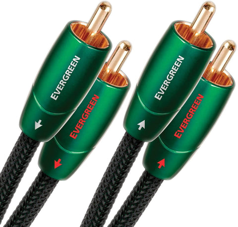AudioQuest Audioquest RCA to RCA cable Evergreen - 1m Analog-Audio Interconnect Cable