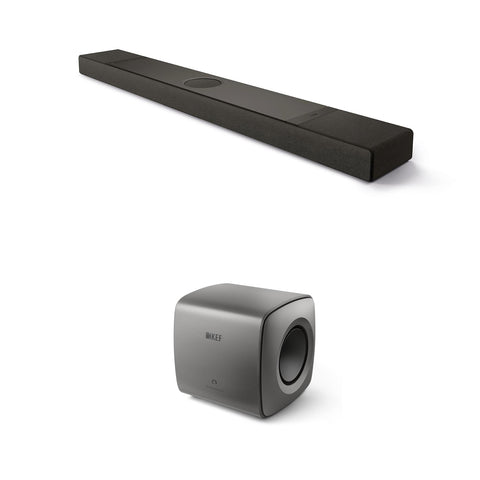 KEF XIO Soundbar + KC62 Subwoofer + KW2 RX Receiver Bundl (view 3 of 6)