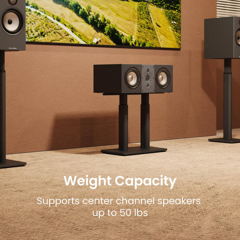 Kanto SCH Height Adjustable Center Channel Speaker Stand (view 8 of 10)
