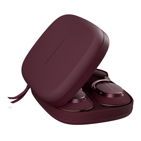 Bowers & Wilkins Px7 S3 Over Ear Wireless Noise Cancelling Headphones vintage maroon case (view 10 of 12)