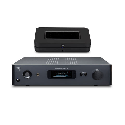 NAD NAD C 389 Integrated Amplifier & Bluesound NODE Music Streamer Bundle